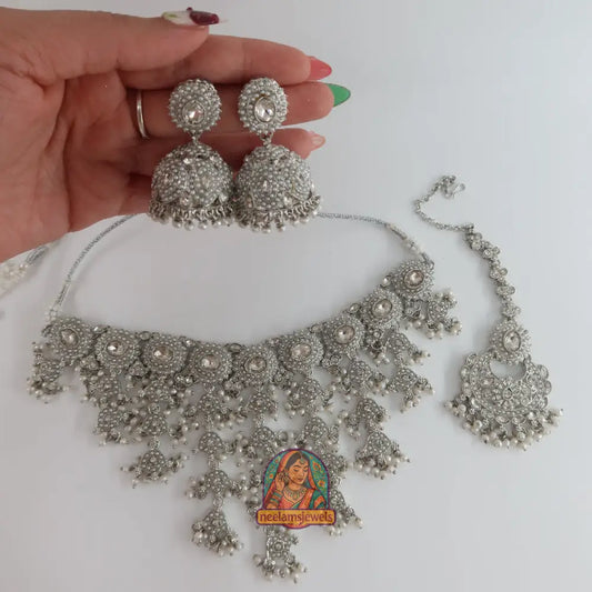 Chand Waterfall Necklace Set