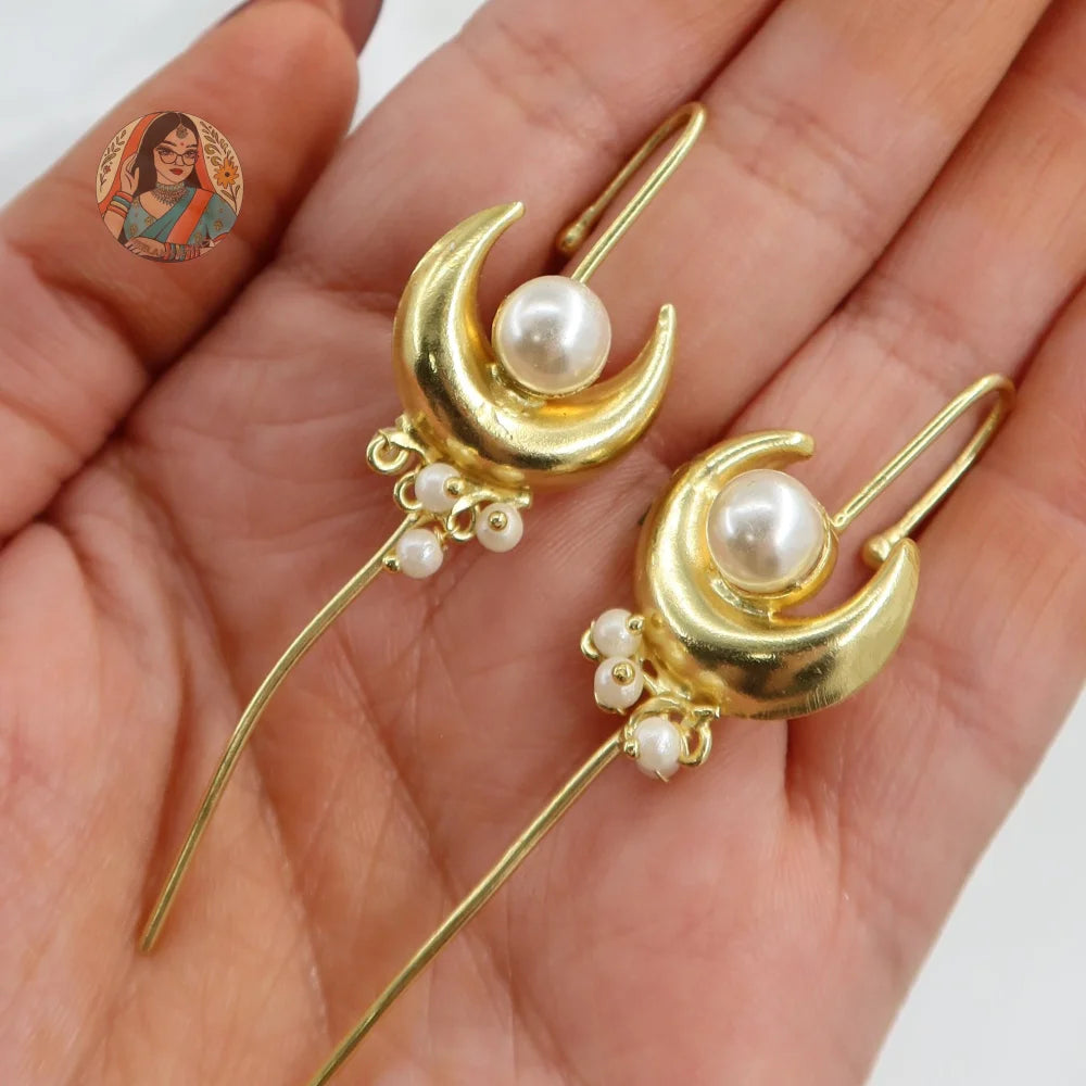 Chandni Gold Ear Cuff/Pin