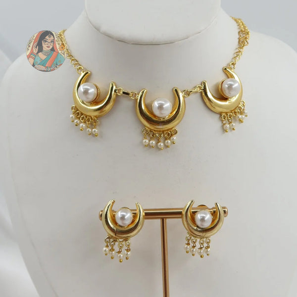 Chandni Gold Necklace Set
