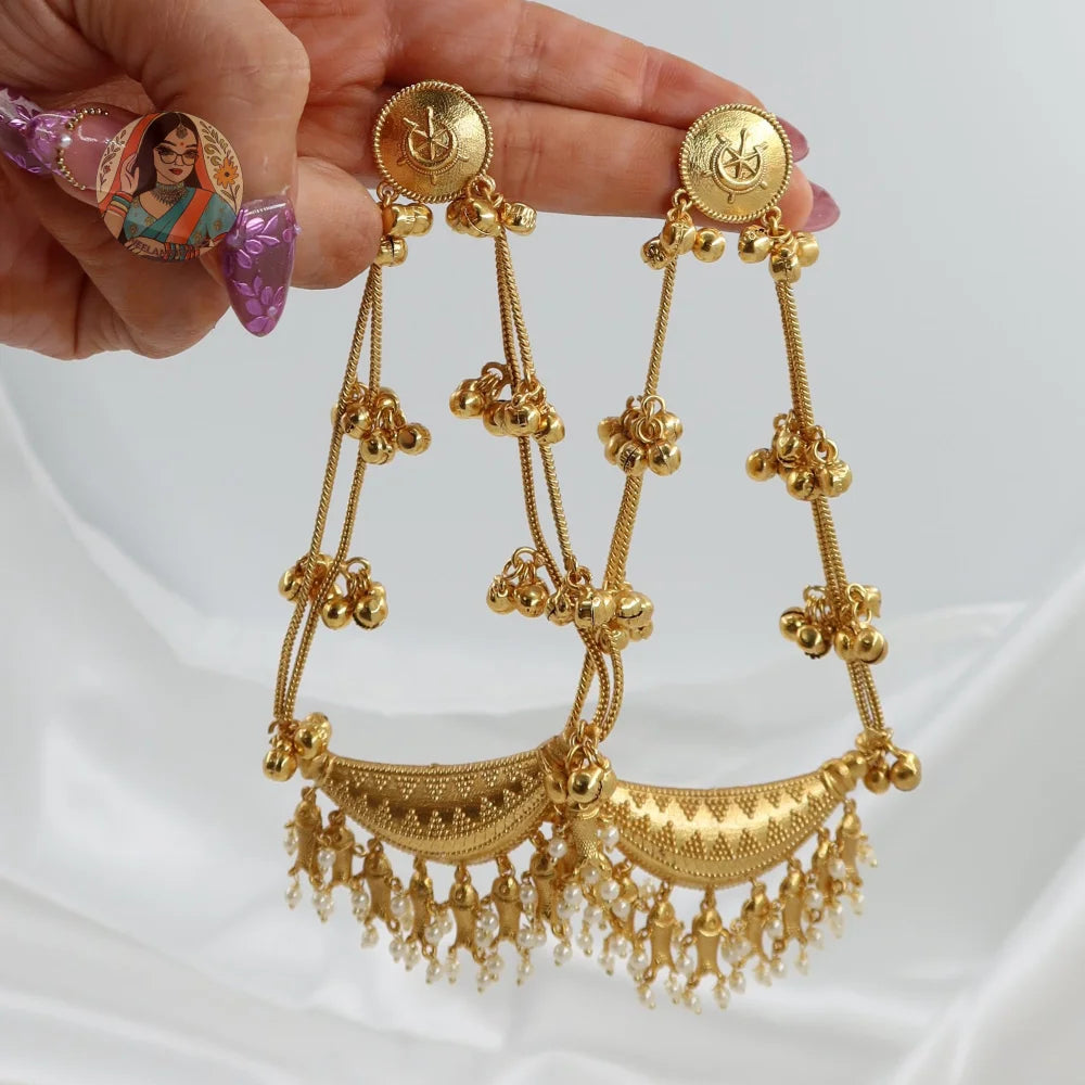 Chandra Kashmiri Earrings
