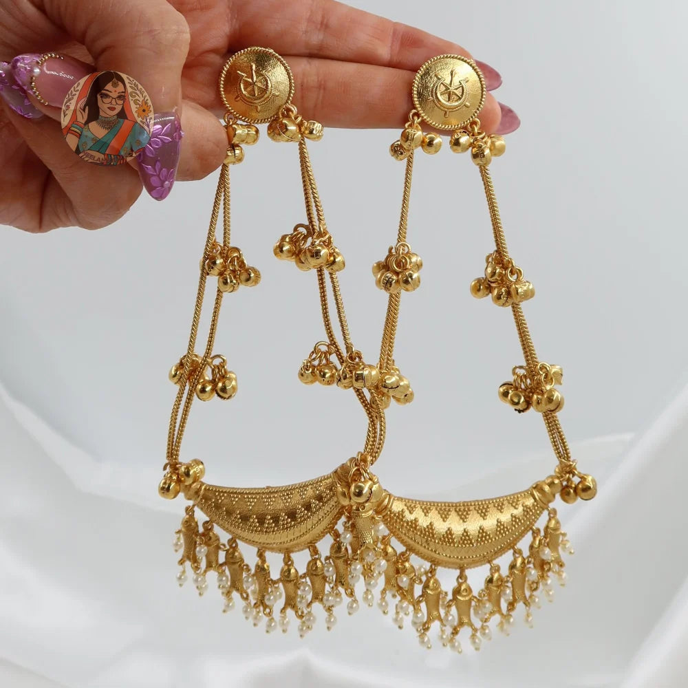 Chandra Kashmiri Earrings