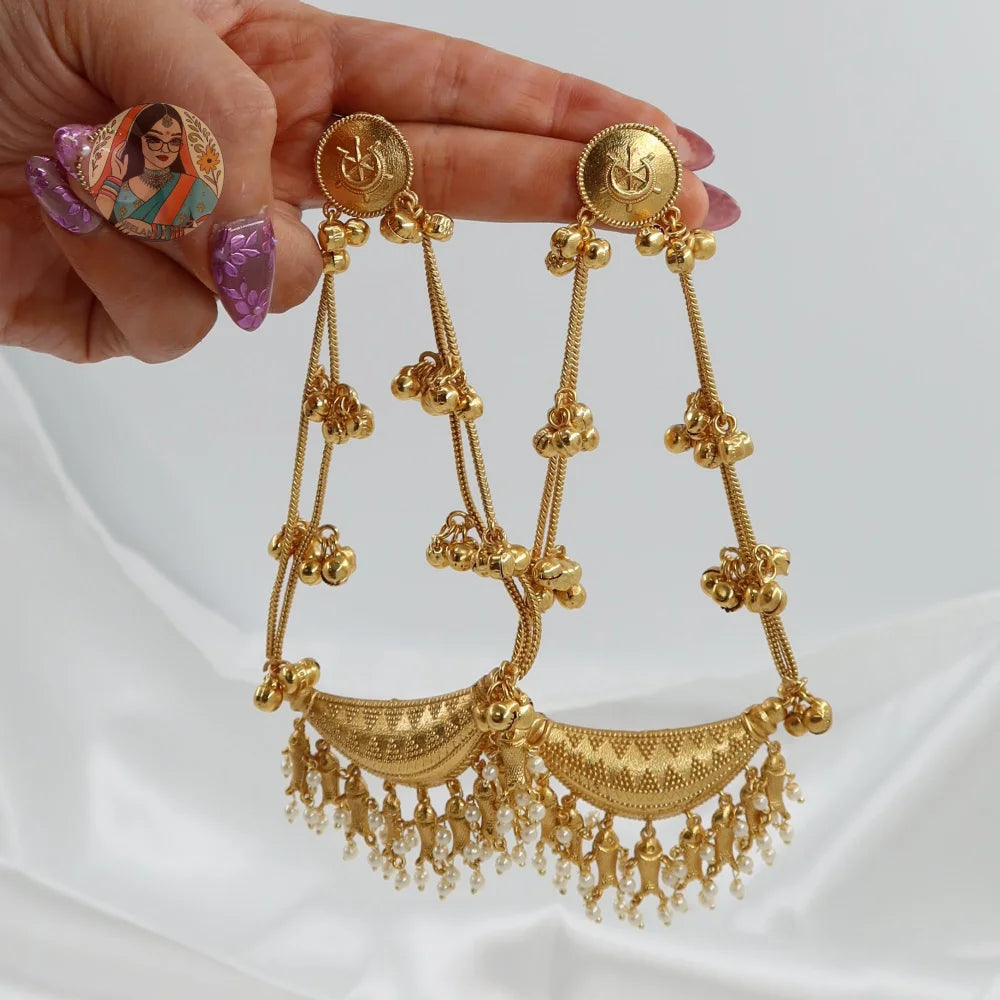 Chandra Kashmiri Earrings