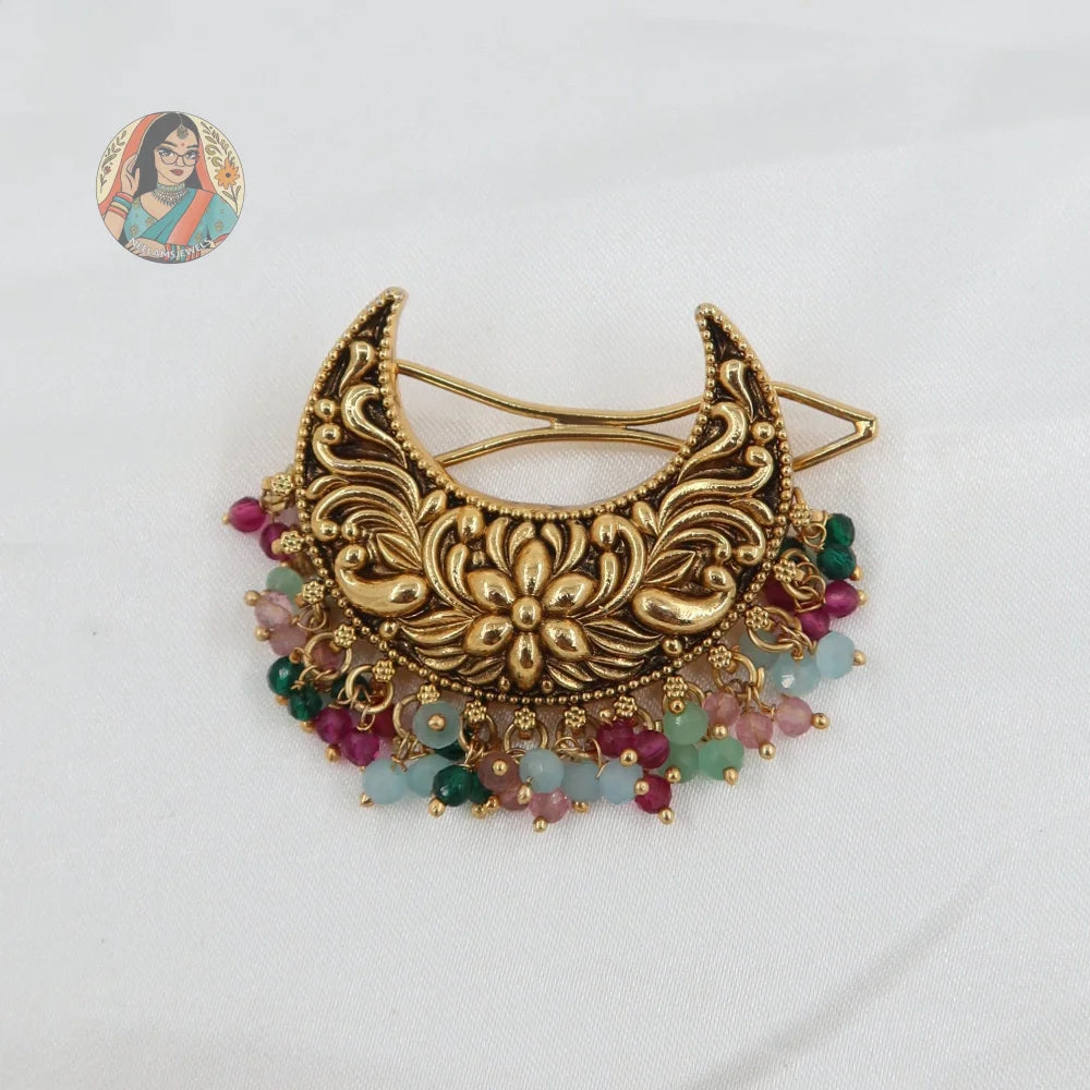 Chhaya - Panjabi Gold Hair Pin - B