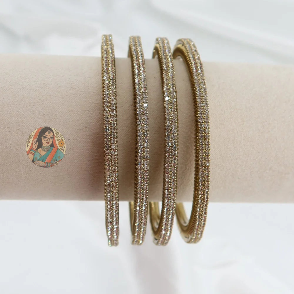 Chunky Mehndi Sparkle Bangles (4)
