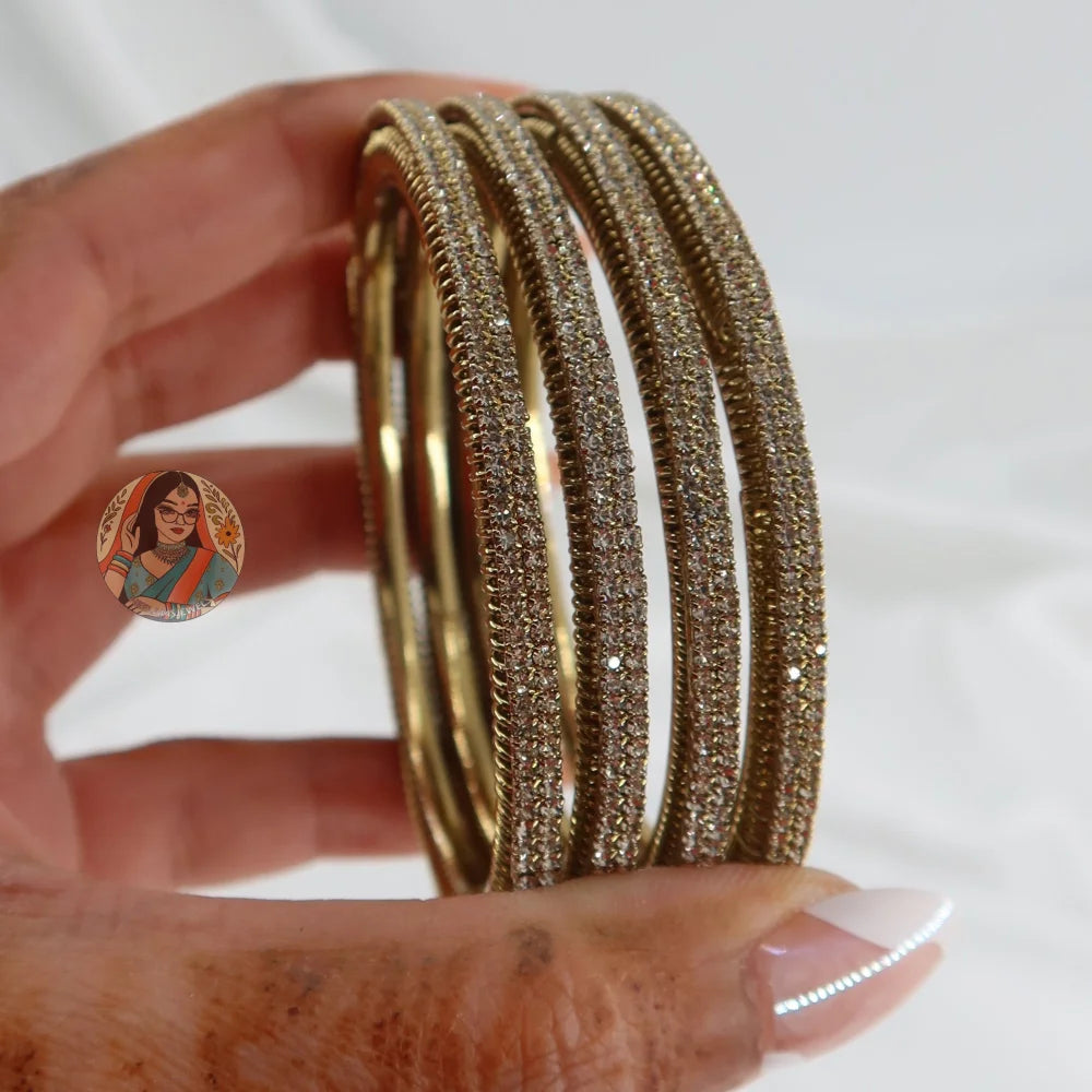 Chunky Mehndi Sparkle Bangles (4)