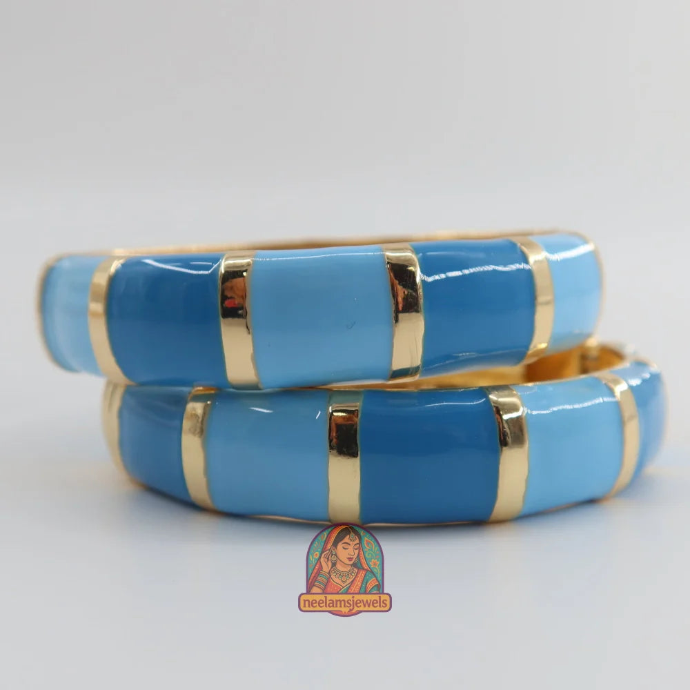 ColorBlock Kada - Enamel Bracelet 5 - Dark/Light blue