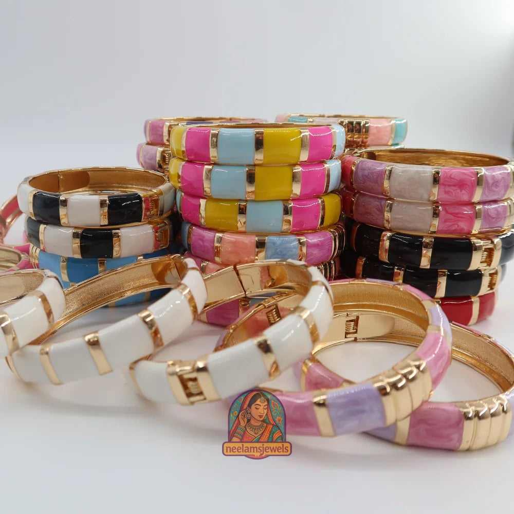 ColorBlock Kada - Enamel Bracelet