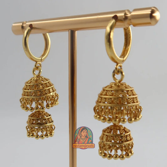 Double Dome Jhumki