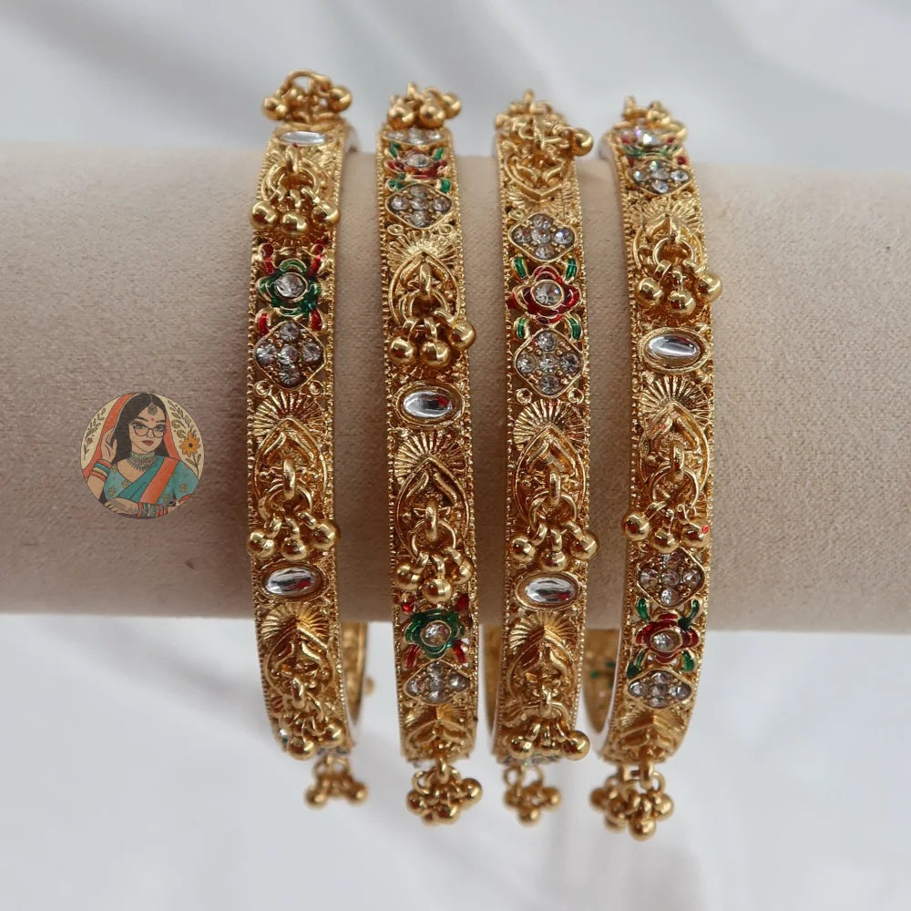 Eesha Ghungroo Mini Bangle Set