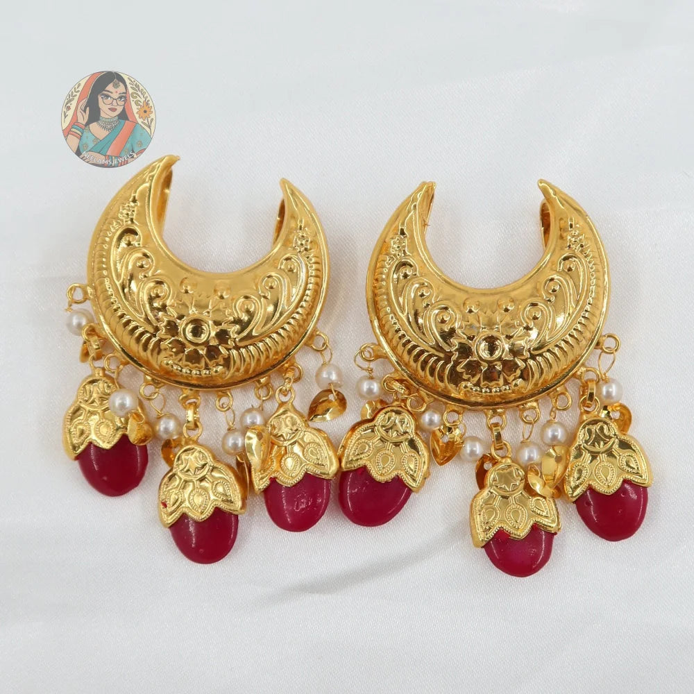 Eknoor- Panjabi Gold Hair Pins - B