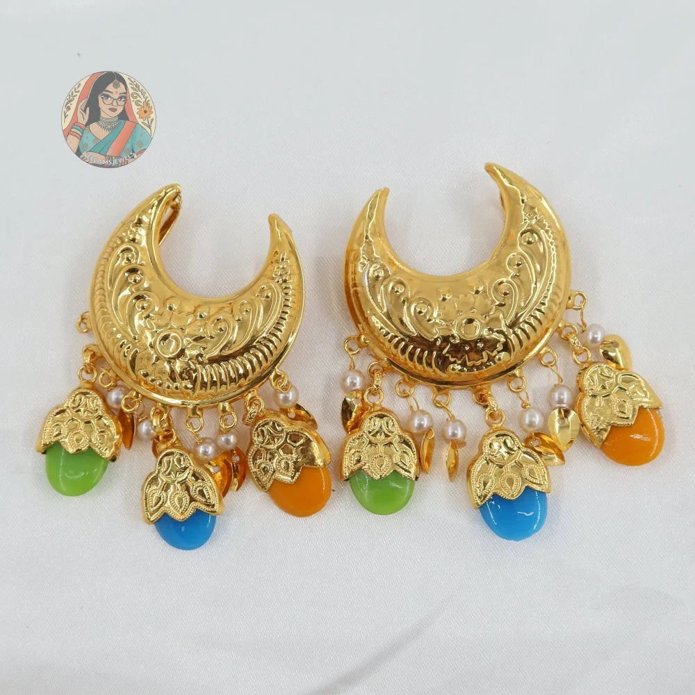 Eknoor- Panjabi Gold Hair Pins - C