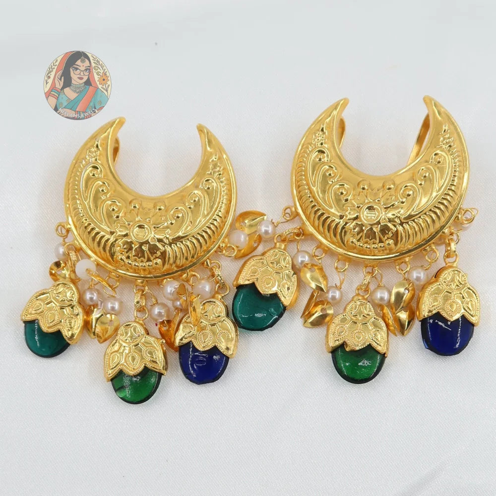 Eknoor- Panjabi Gold Hair Pins - D