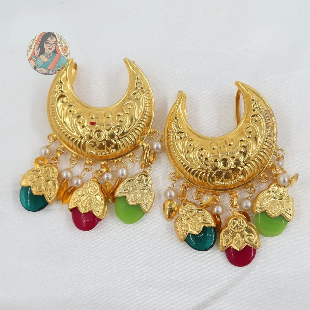 Eknoor- Panjabi Gold Hair Pins - F