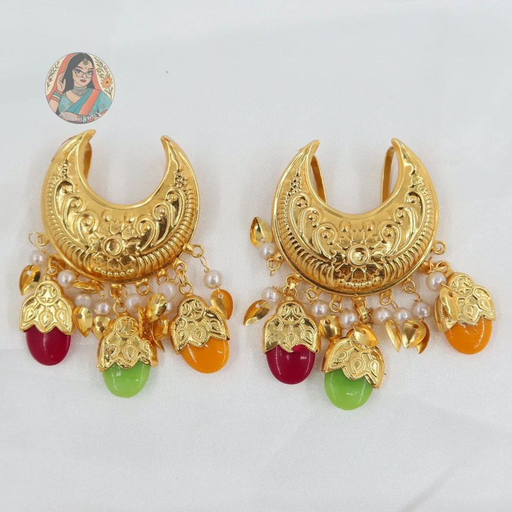 Eknoor- Panjabi Gold Hair Pins - H