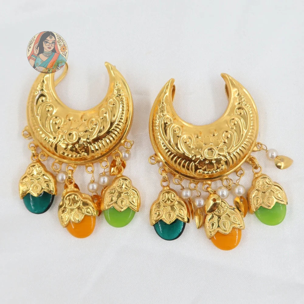 Eknoor- Panjabi Gold Hair Pins - J