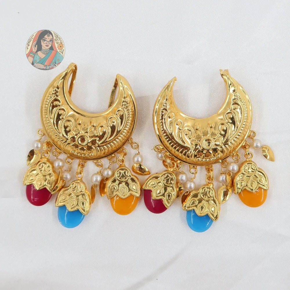 Eknoor- Panjabi Gold Hair Pins - K