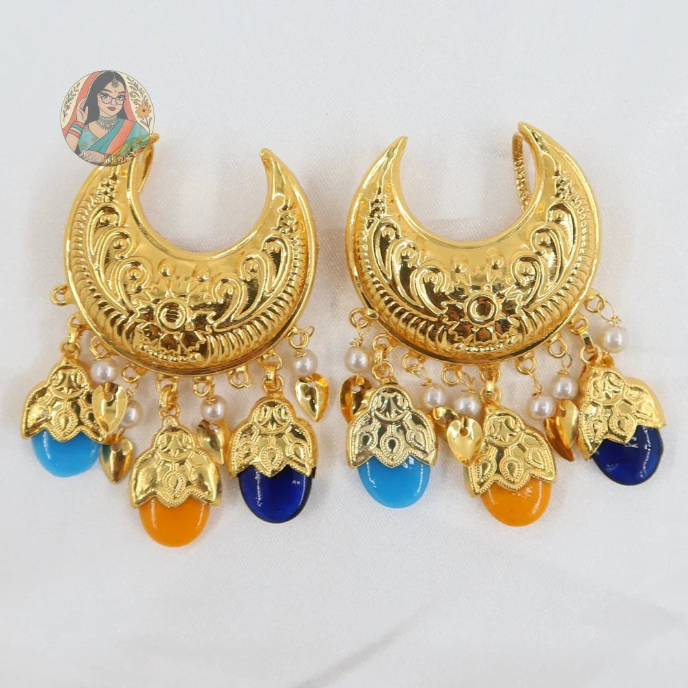 Eknoor- Panjabi Gold Hair Pins - M