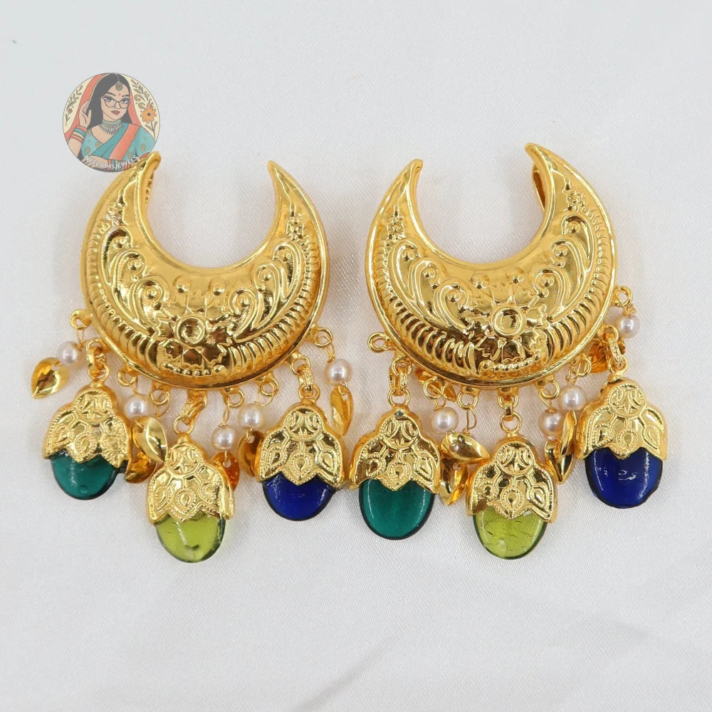 Eknoor- Panjabi Gold Hair Pins - N