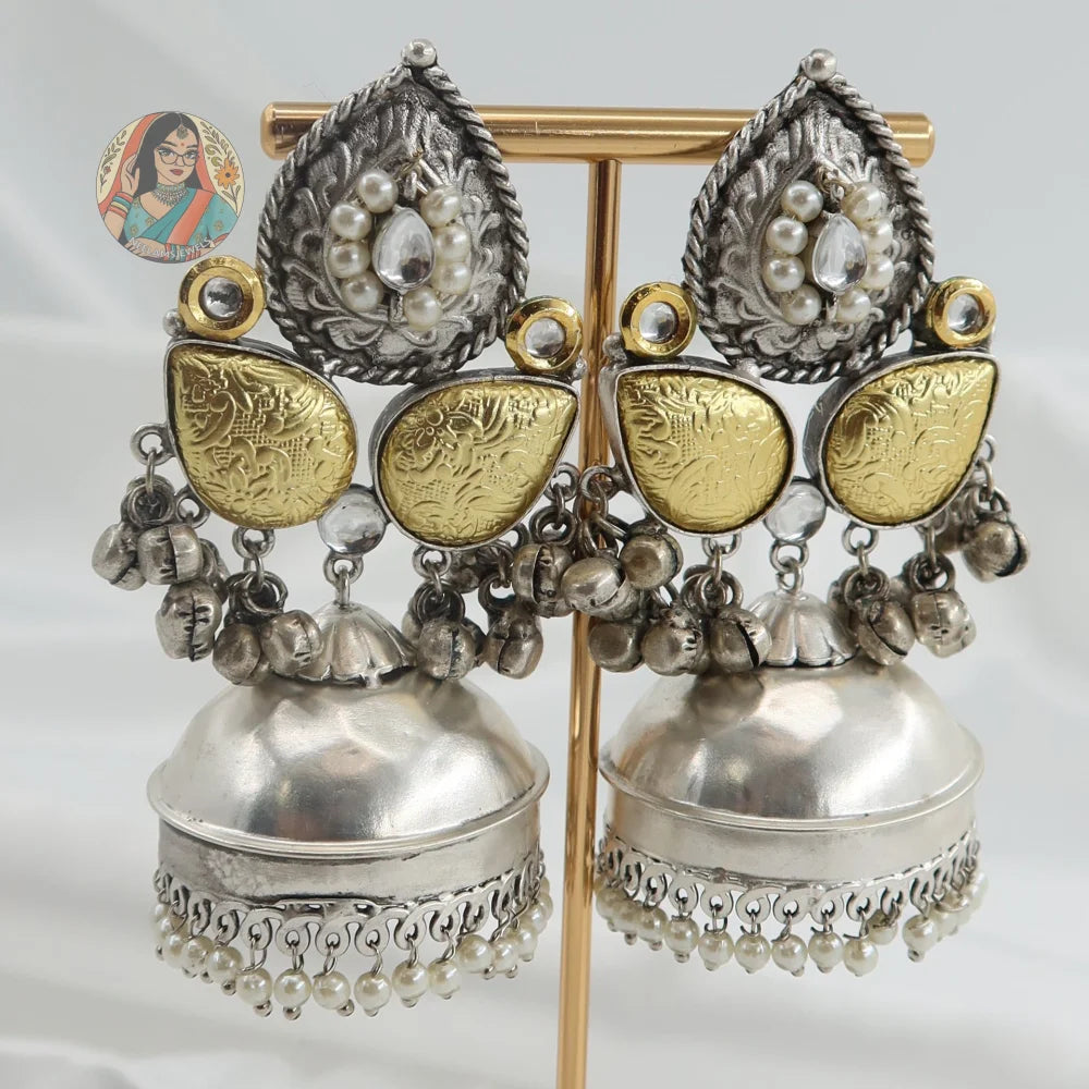 Falguni Dual-Tone Earrings
