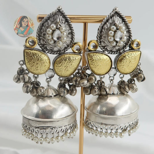 Falguni Dual-Tone Earrings