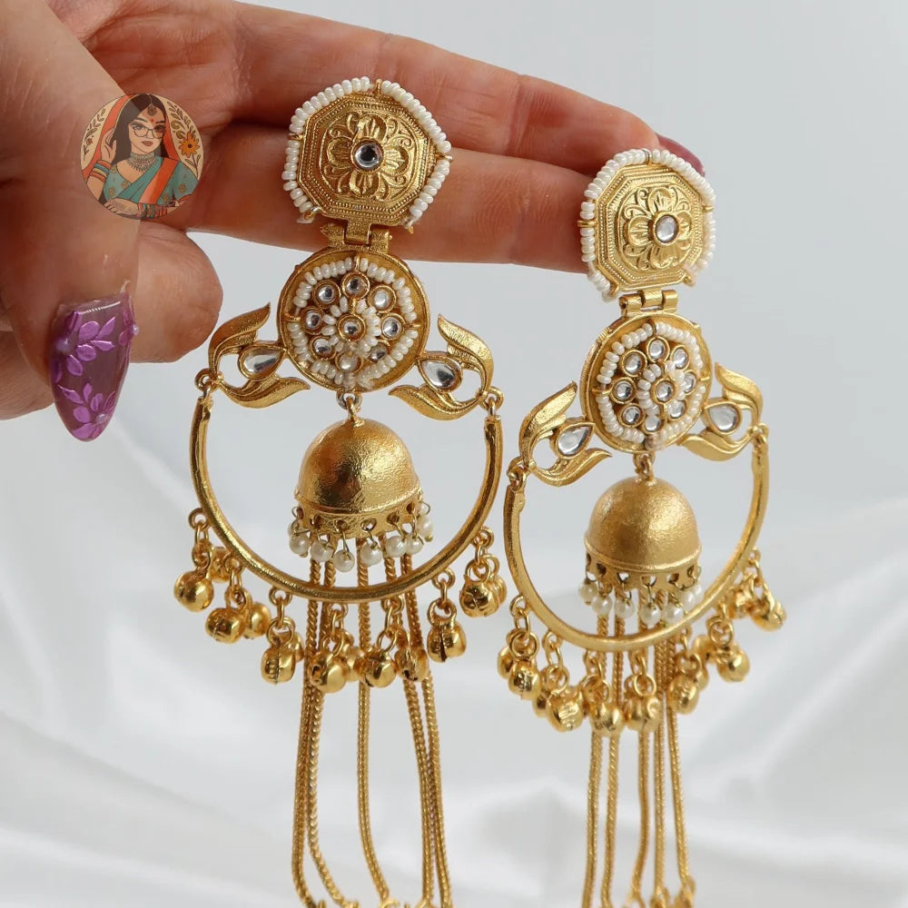 Gauri Gold Earrings