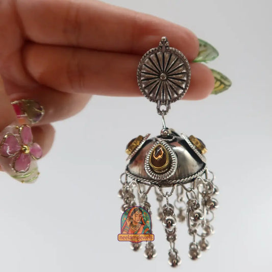 Gold Diamond Jhumka