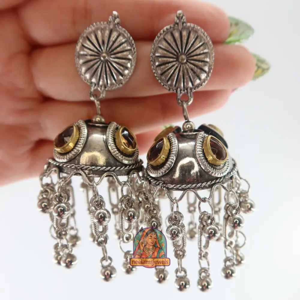 Gold Diamond Jhumka