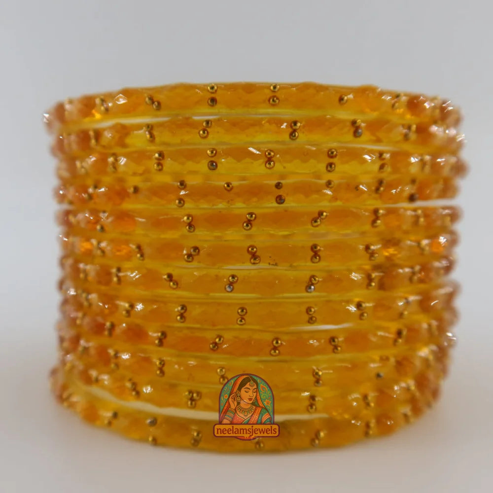 ’Gold’ Glass Bangle Set