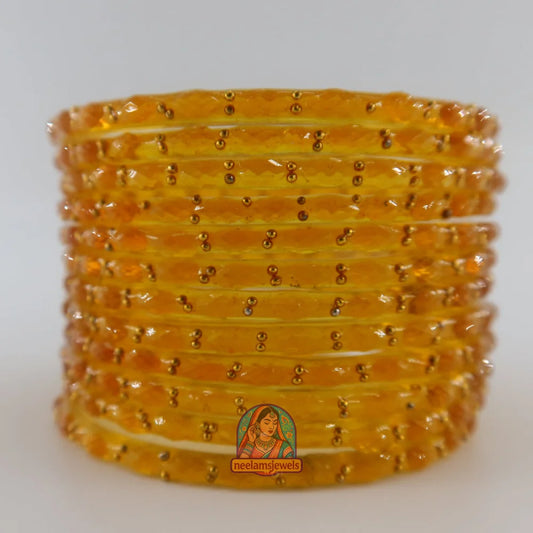 ’Gold’ Glass Bangle Set