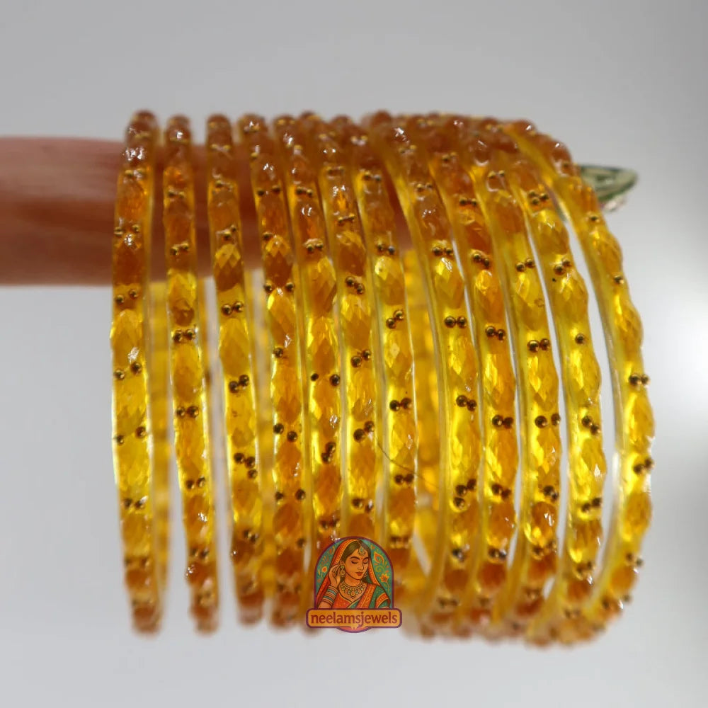 ’Gold’ Glass Bangle Set