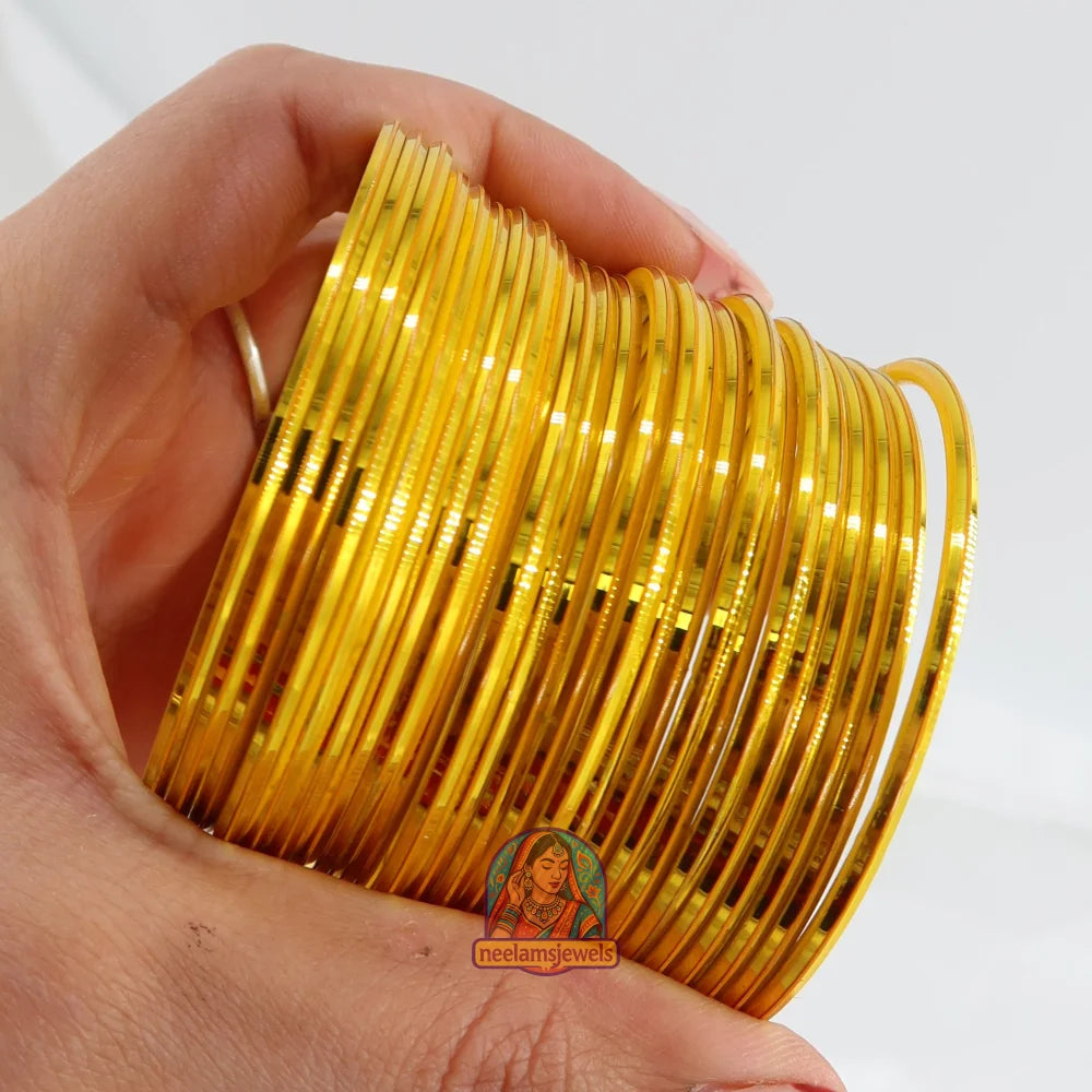 ’Gold’ Metallic Bangle Set