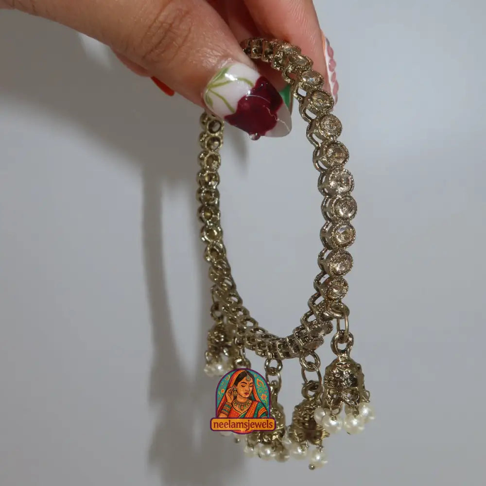 Gold Pearl Mini Jhumka