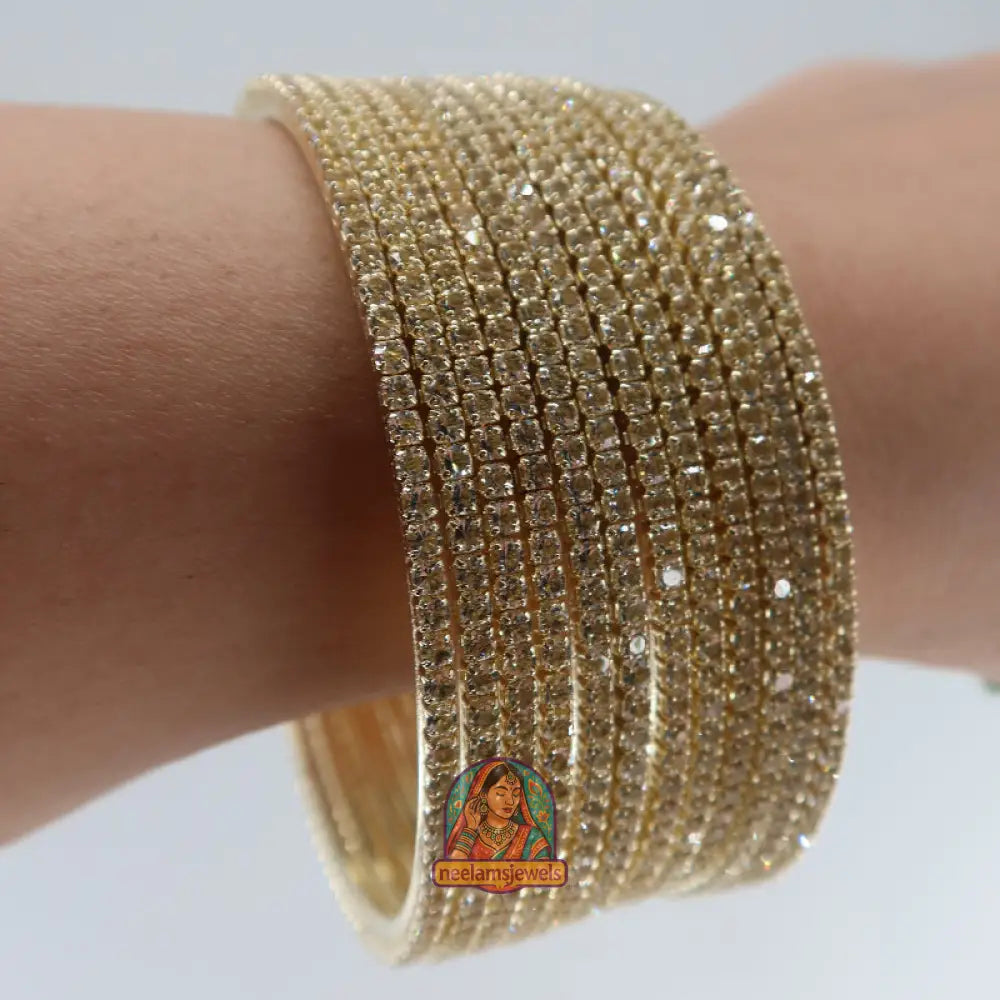 Gold Sparkle Bangles
