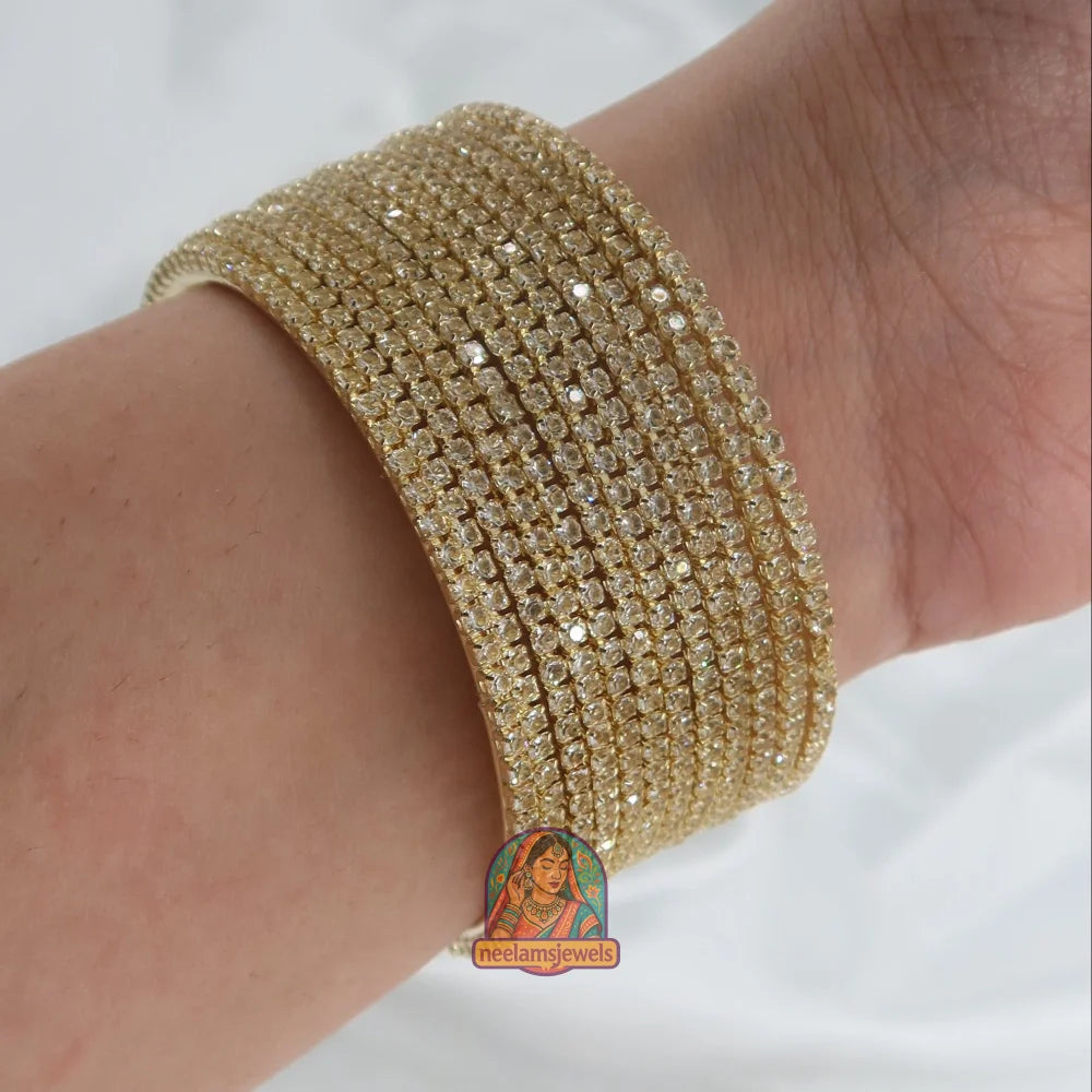 Gold Sparkle Bangles