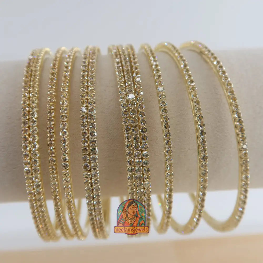 Gold Sparkle Bangles
