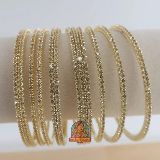 Gold Sparkle Bangles