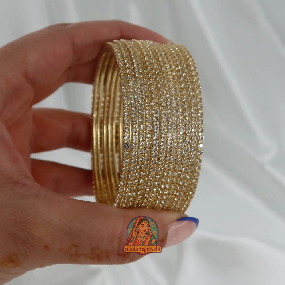 Gold Sparkle Bangles
