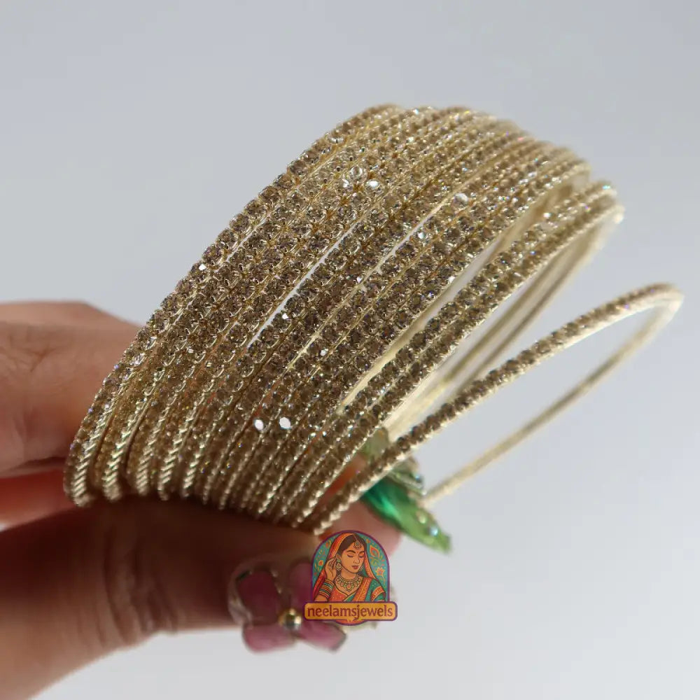 Gold Sparkle Bangles