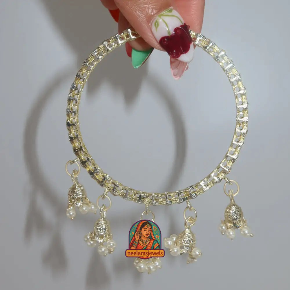 Golden Pearl Mini Jhumka