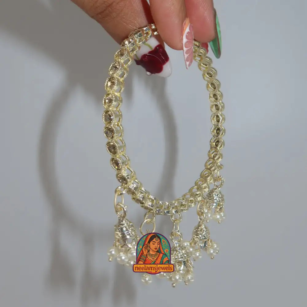 Golden Pearl Mini Jhumka