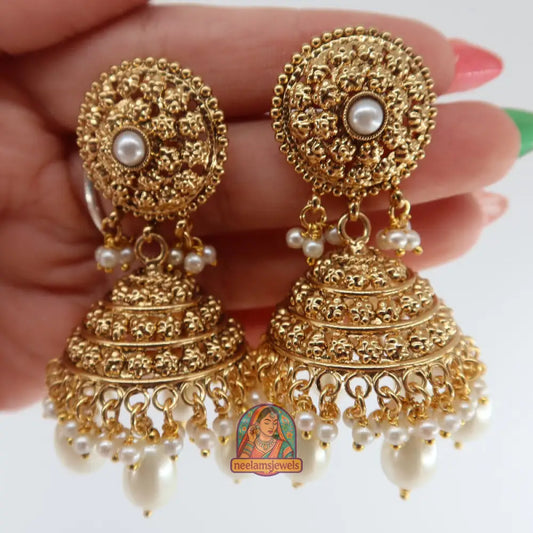 Golden Pearl Waterfall Set