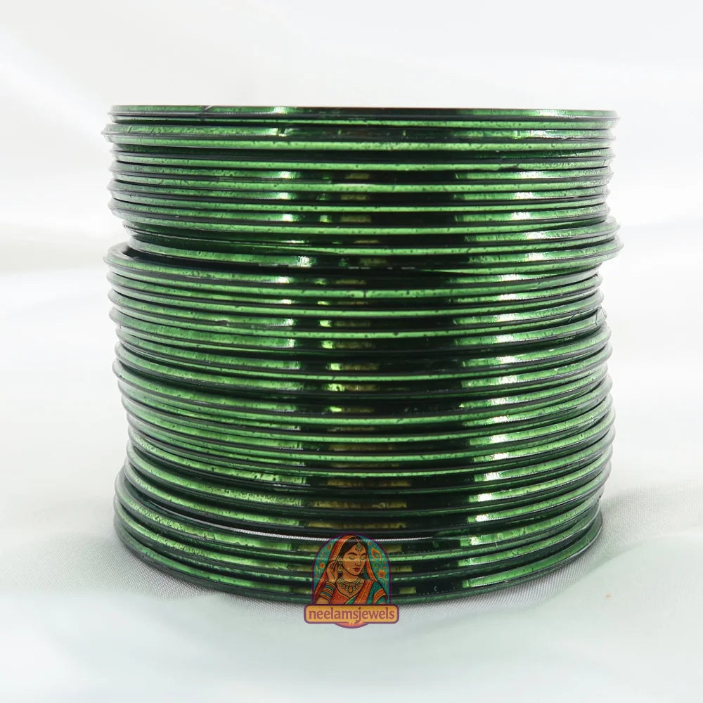 ’Green’ Metallic Bangle Set