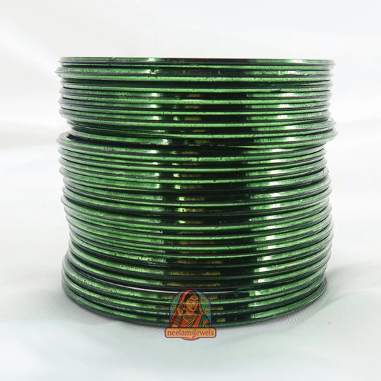 ’Green’ Metallic Bangle Set