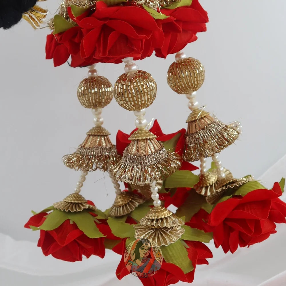 Gulaabo (Rose) Punjabi Paranda – Neelams Jewels