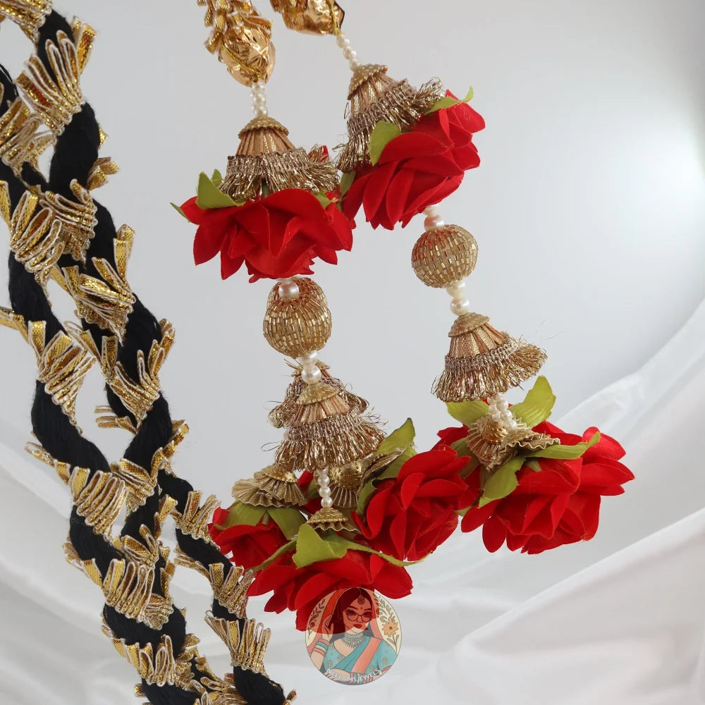 Gulaabo (Rose) Punjabi Paranda – Neelams Jewels
