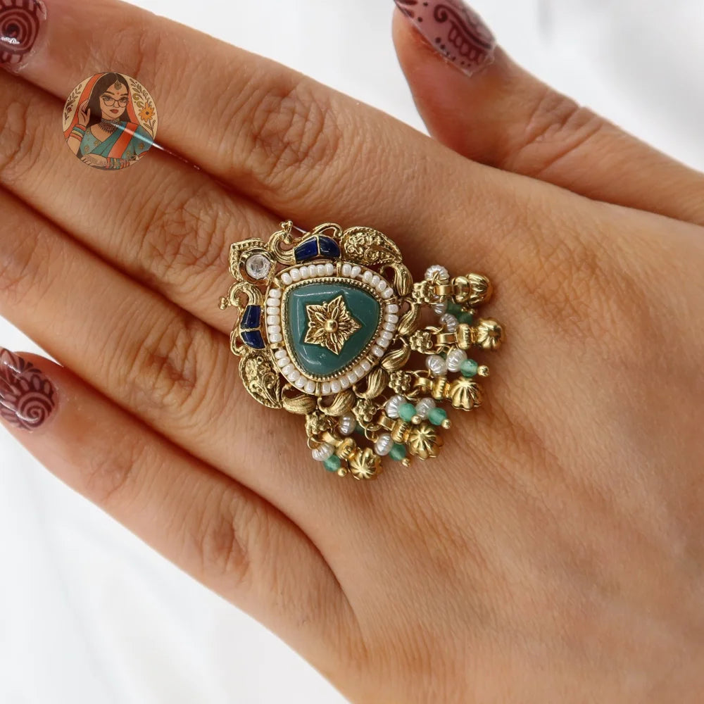Gulab Gold Ring