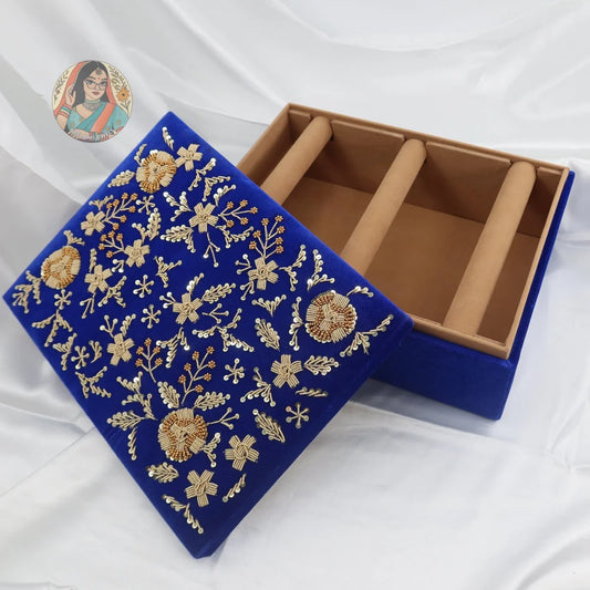 Heer Bangle Organizer - Blue