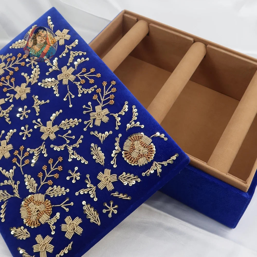 Heer Bangle Organizer - Blue