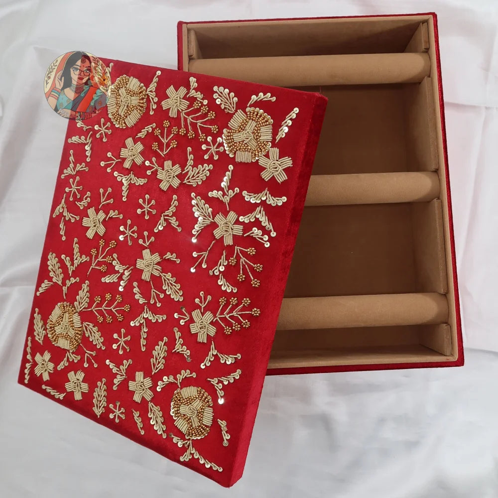 Heer Bangle Organizer - Red