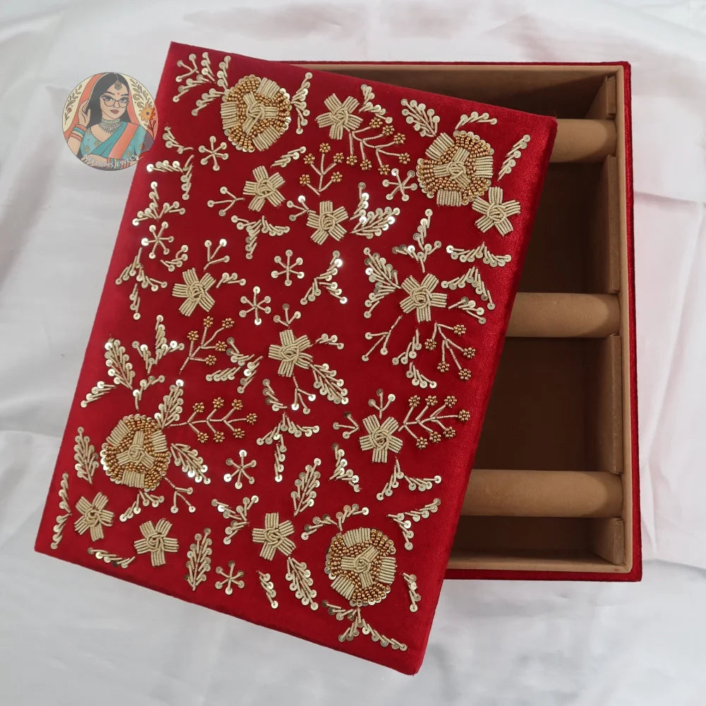Heer Bangle Organizer - Red